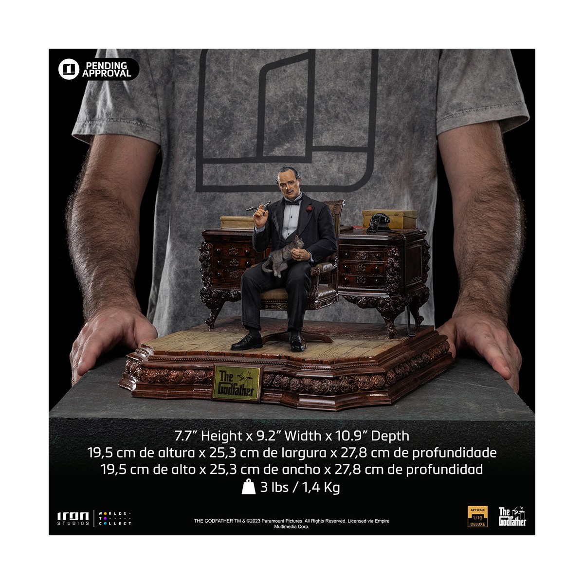 Iron Studios - The Godfather - Don Vito Corleone 1/10 Deluxe Art Scale