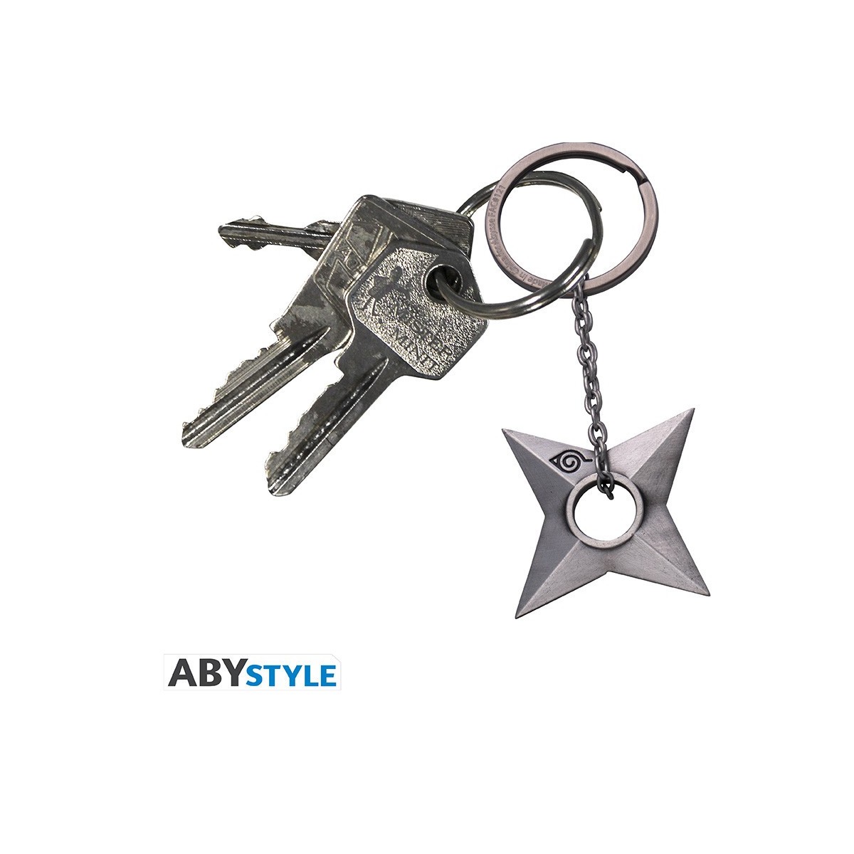 ABYstyle NARUTO SHIPPUDEN - "Shuriken Konoha" 3D key ring