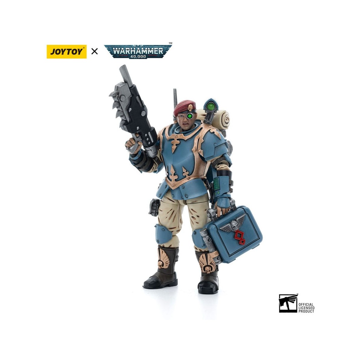 JoyToy Space Marines - Astra Militarum Tempestus - Scions Squad 55Th Kappic Eagles Medic 1/18 - Warhammer 40K