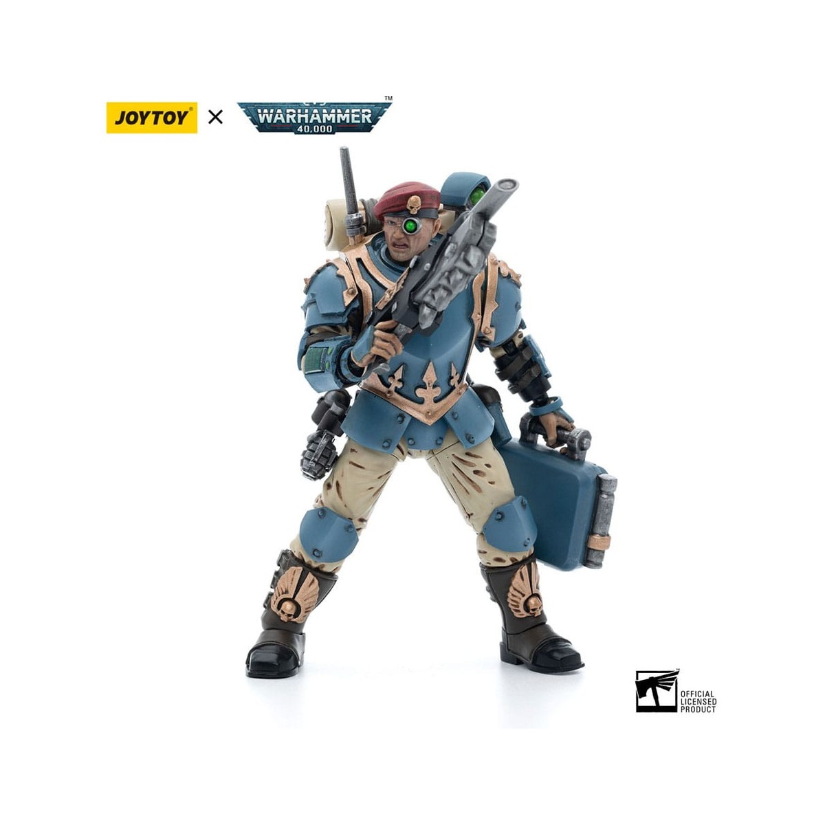 JoyToy Space Marines - Astra Militarum Tempestus - Scions Squad 55Th Kappic Eagles Medic 1/18 - Warhammer 40K