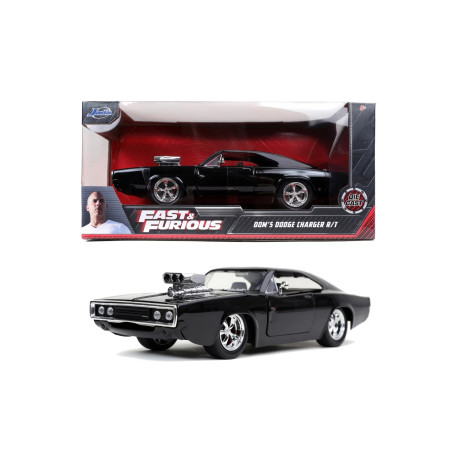 Jada Toys - Hollywood Rides - Fast & Furious - DOM'S DODGE CHARGER R/T 1970 Metals Diecast 