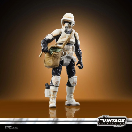 Hasbro - Star Wars The Vintage Collection - Speeder Bike, Scout Trooper & Grogu - The Mandalorian