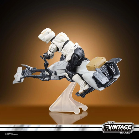 Hasbro - Star Wars The Vintage Collection - Speeder Bike, Scout Trooper & Grogu - The Mandalorian