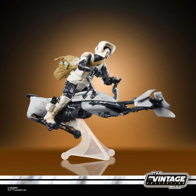 Hasbro - Star Wars The Vintage Collection - Speeder Bike, Scout Trooper & Grogu - The Mandalorian