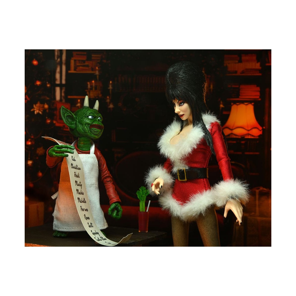 Neca - Elvira Mistress of the Dark - Very Scary Xmas Elvira Retro Cloth