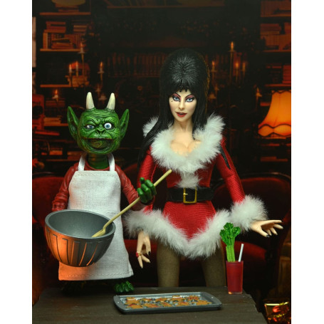 Neca - Elvira Mistress of the Dark - Very Scary Xmas Elvira Retro Cloth