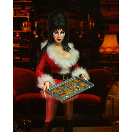 Neca - Elvira Mistress of the Dark - Very Scary Xmas Elvira Retro Cloth