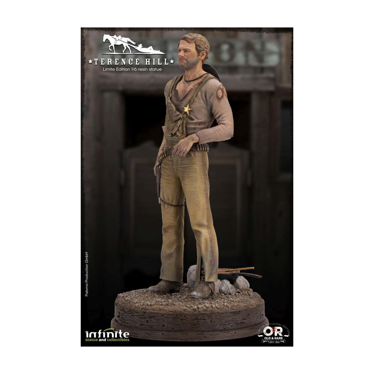 Infinite Statue - Terence hill - OLD&RARE 1/6 Resin Statue