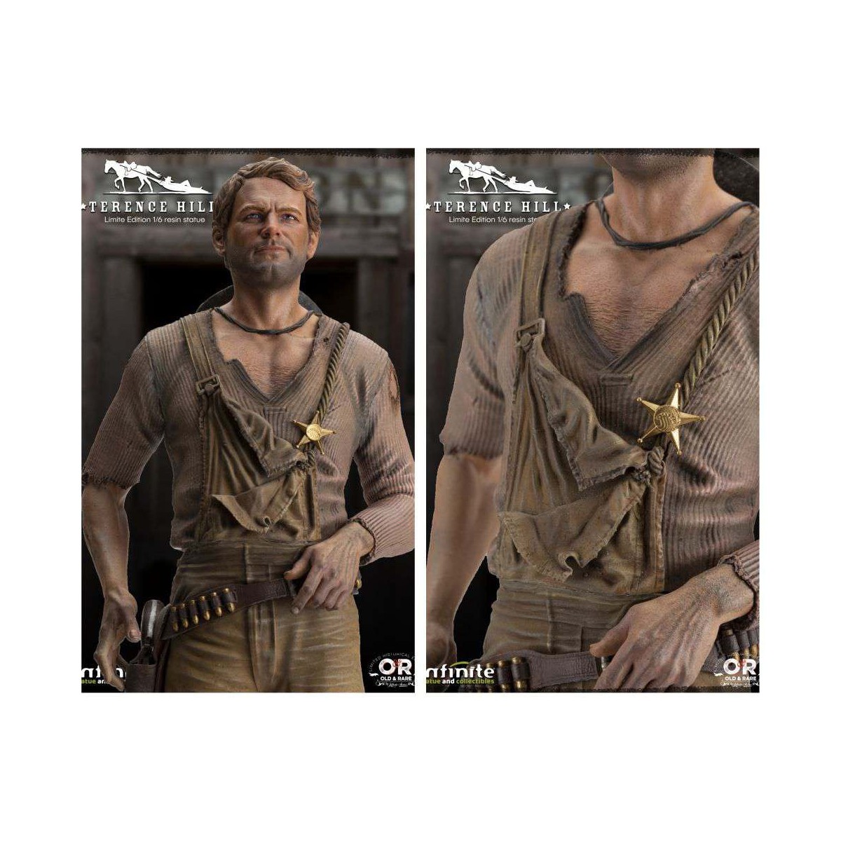 Infinite Statue - Terence hill - OLD&RARE 1/6 Resin Statue