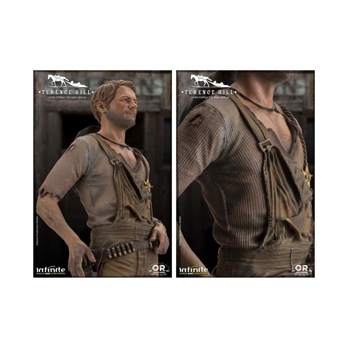Infinite Statue - Terence hill - OLD&RARE 1/6 Resin Statue