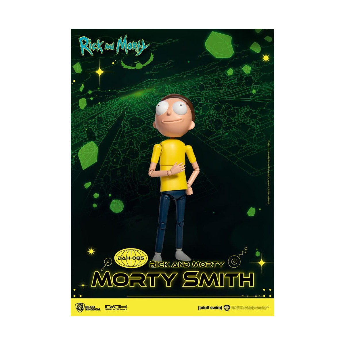 Beast Kingdom - Rick and Morty - Morty Smith Dynamic Action Heroes