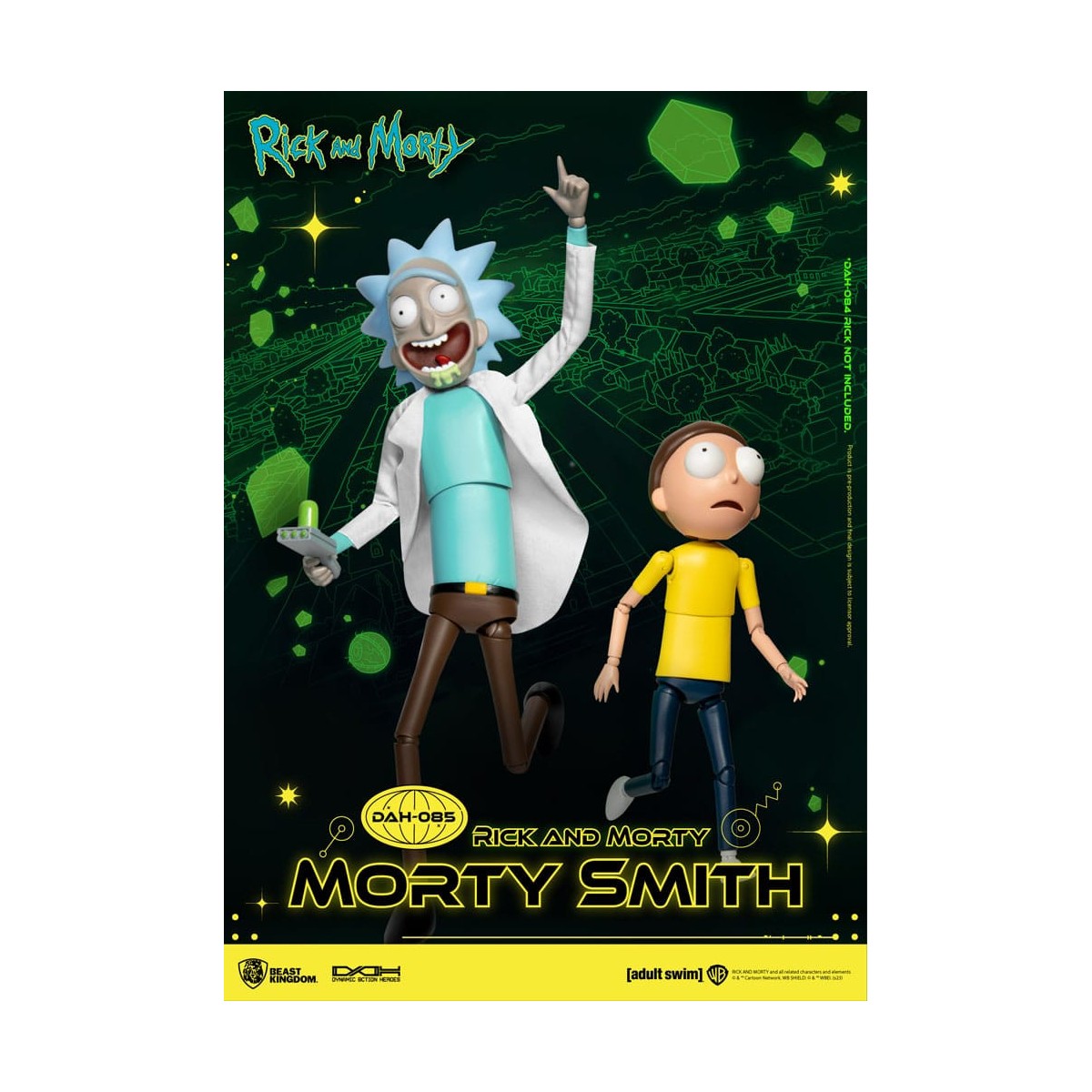 Beast Kingdom - Rick and Morty - Morty Smith Dynamic Action Heroes