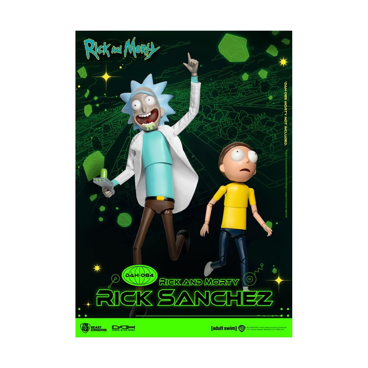 Beast Kingdom - Rick and Morty - Rick Sanchez Dynamic Action Heroes