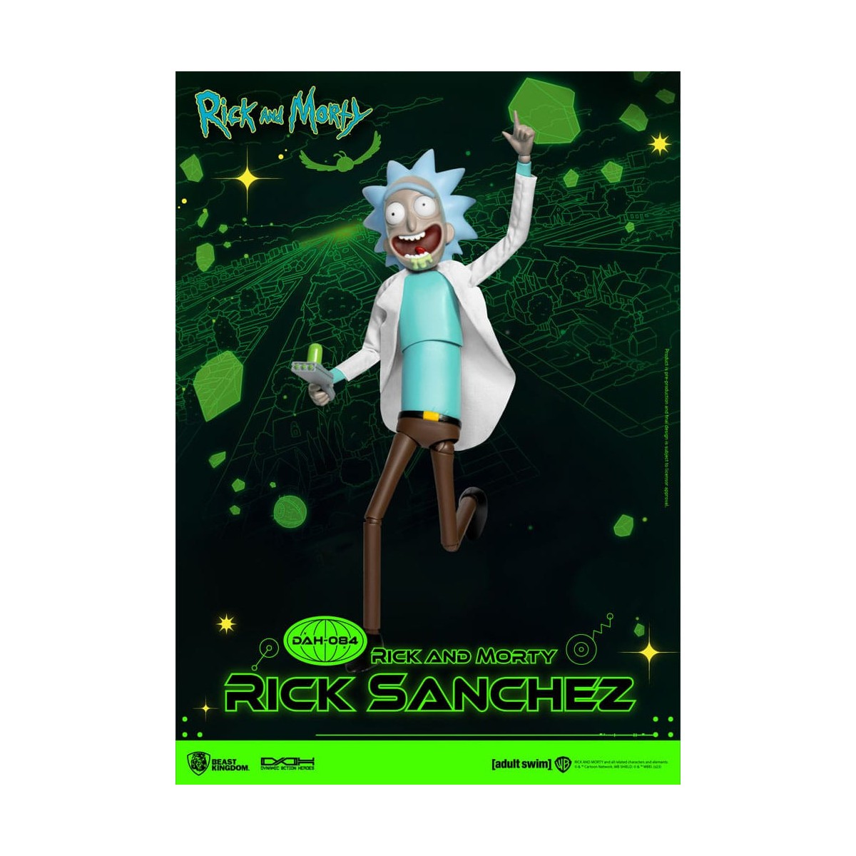 Beast Kingdom - Rick and Morty - Rick Sanchez Dynamic Action Heroes
