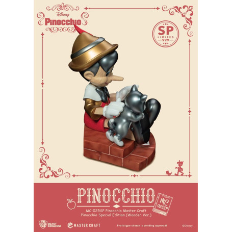 Beast Kingdom Disney - Master Craft Pinocchio Wooden Ver. Special Edition