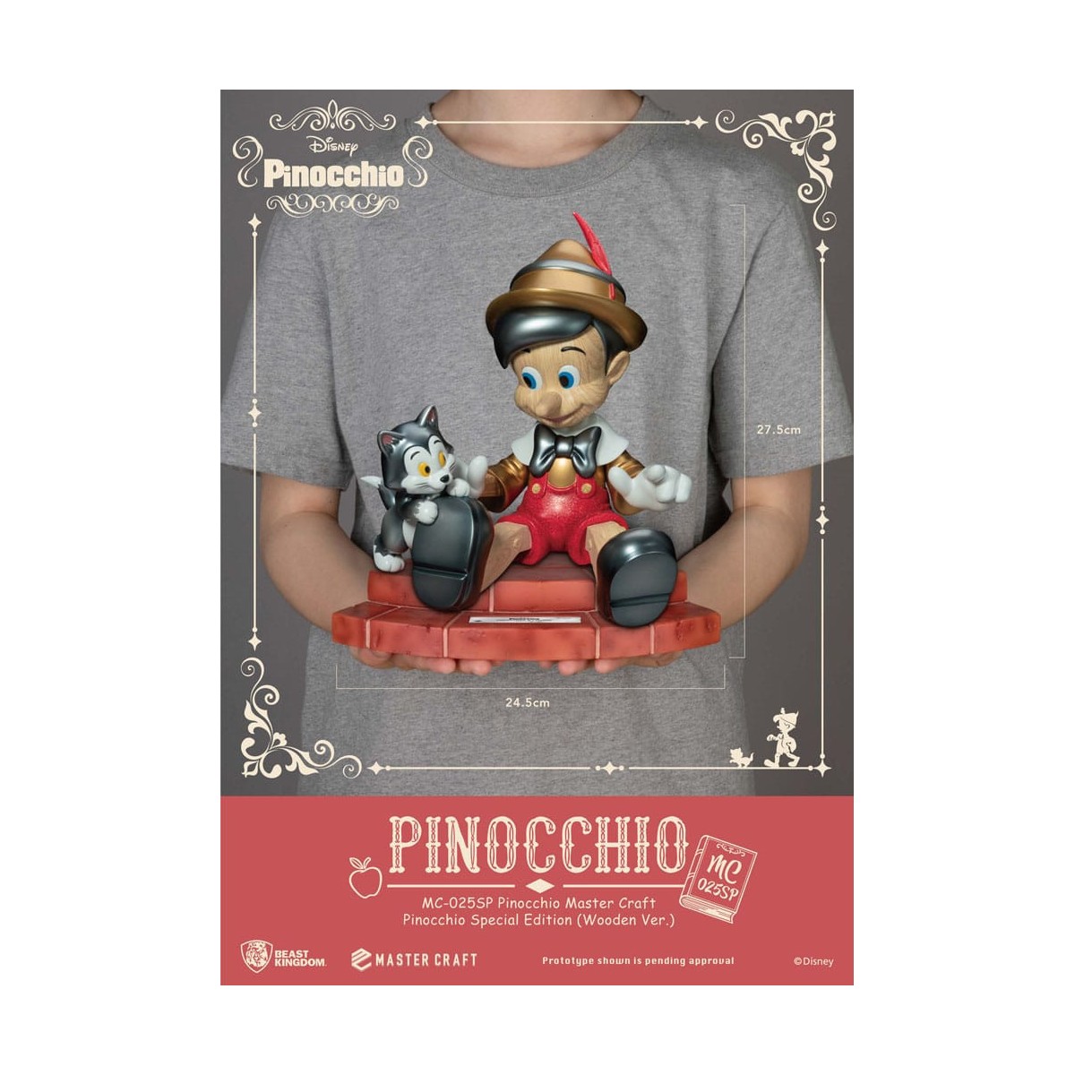 Beast Kingdom Disney - Master Craft Pinocchio Wooden Ver. Special Edition