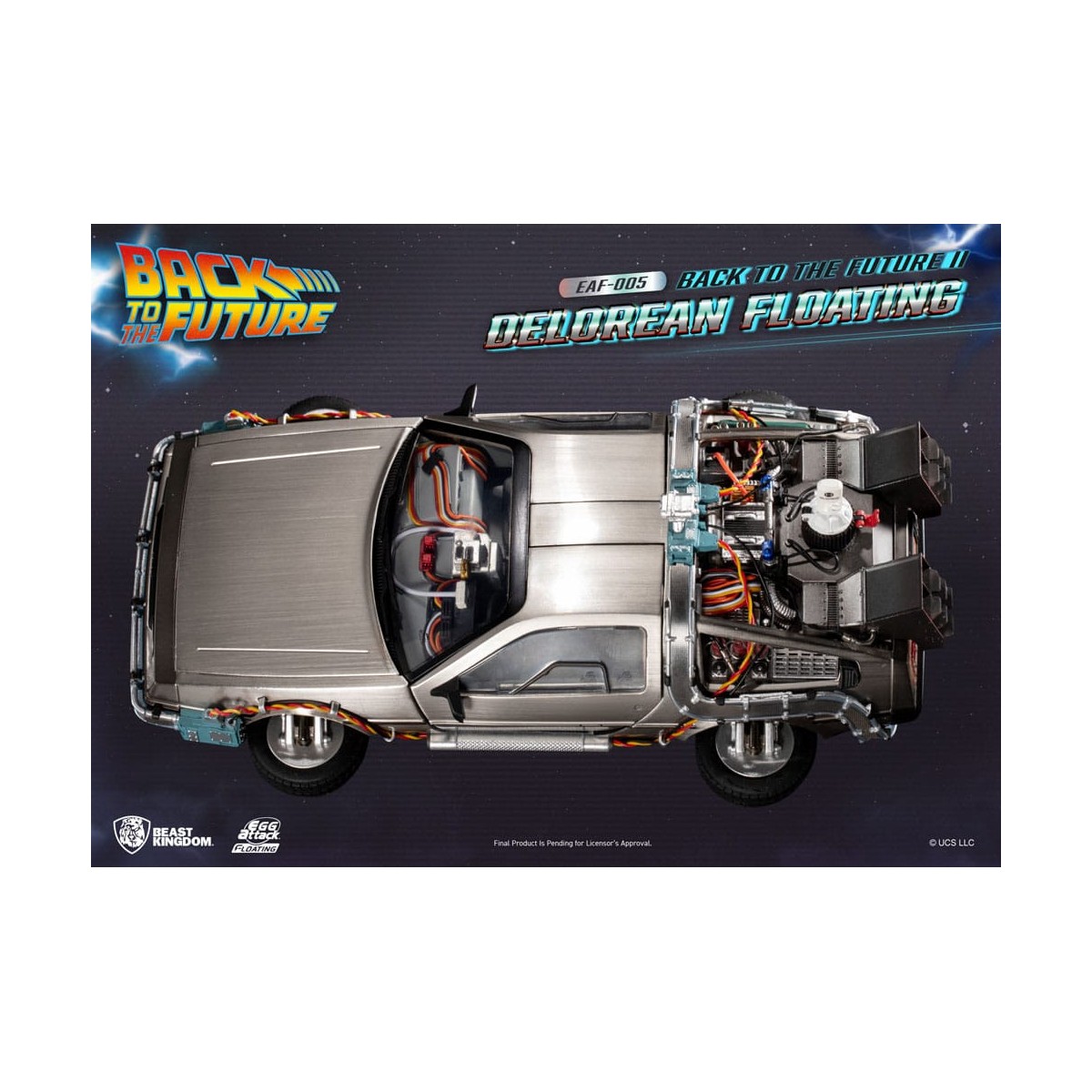 Beast Kingdom - Egg Attack Floating Back to the Future II DeLorean Standard Version