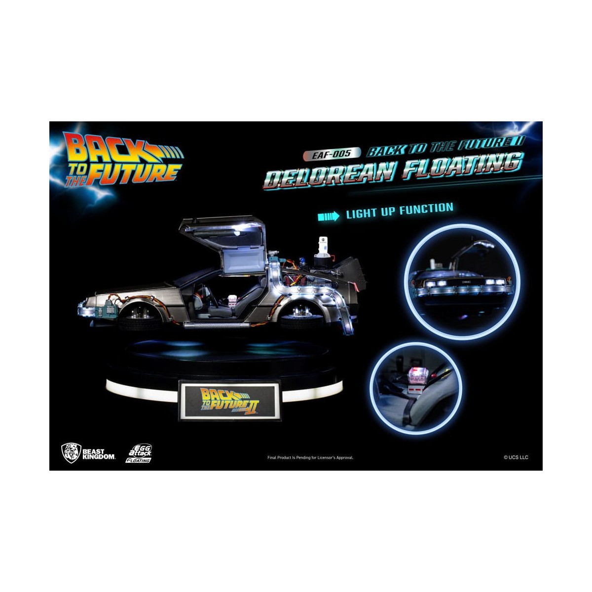 Beast Kingdom - Egg Attack Floating Back to the Future II DeLorean Standard Version