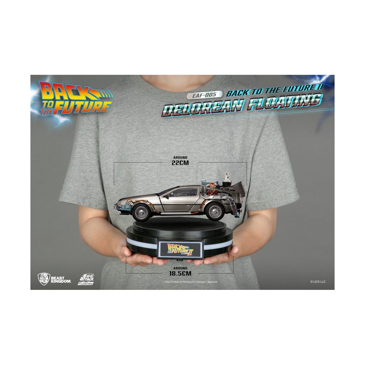 Beast Kingdom - Egg Attack Floating Back to the Future II DeLorean Standard Version