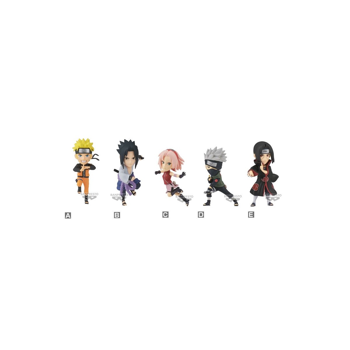 Banpresto Naruto - WCF NARUTO SHIPPUDEN - Series of 5 figures