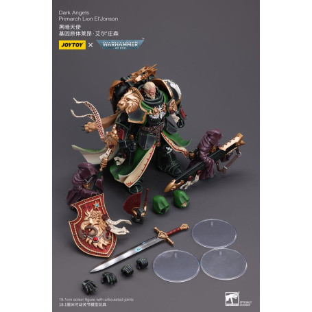 JoyToy Space Marines - Dark Angels - Primarch Lion El' Jonson 1/18 - Warhammer 40K