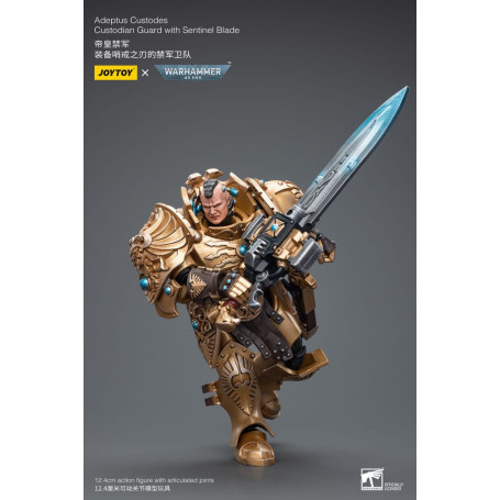 JoyToy Space Marines - Adeptus Custodes Custodian Guard with Sentinel Blade 1/18