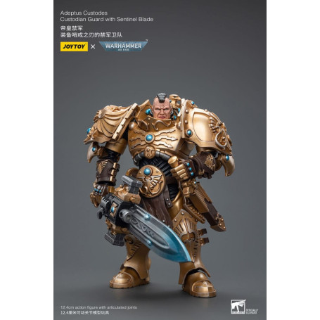 JoyToy Space Marines - Adeptus Custodes Custodian Guard with Sentinel Blade 1/18