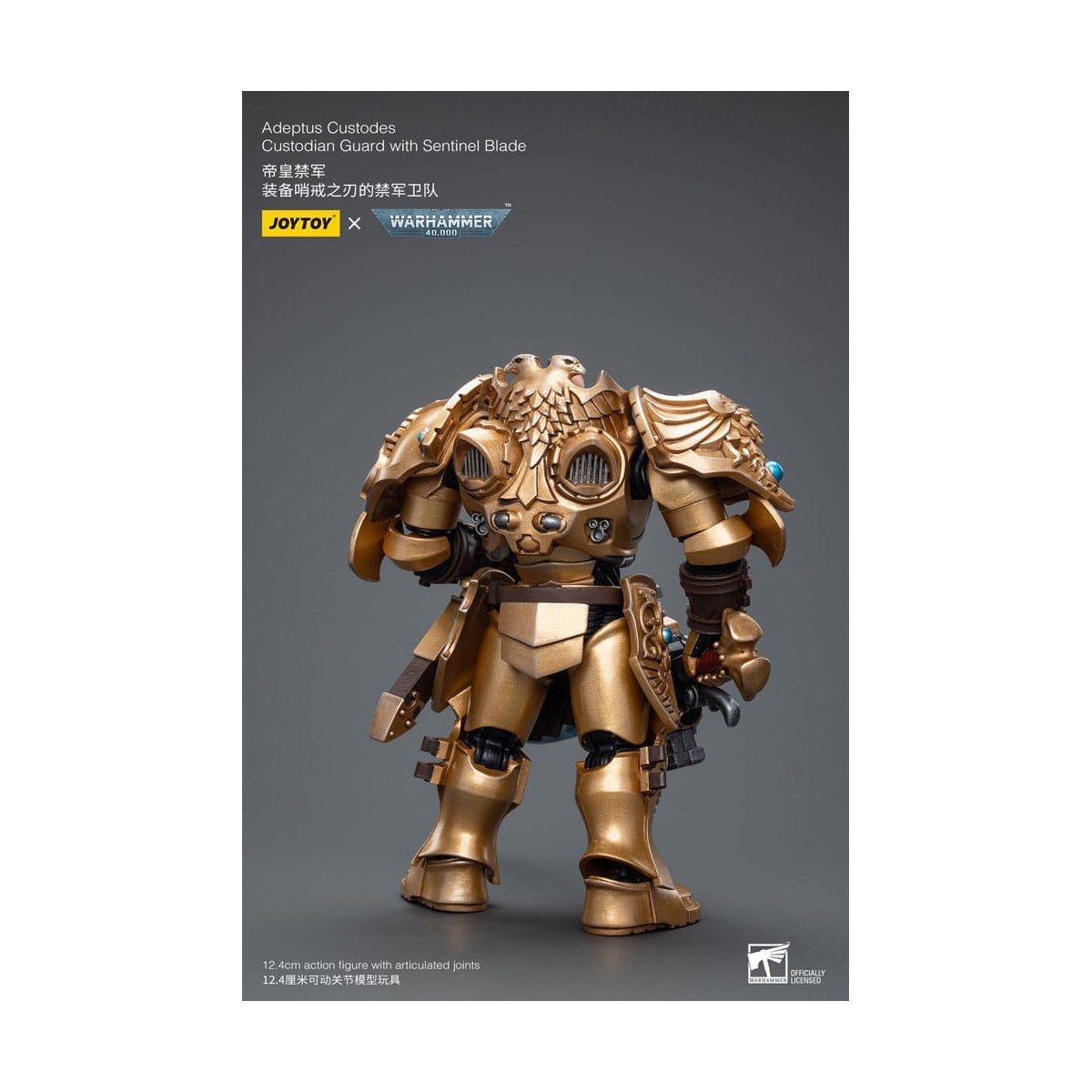 JoyToy Space Marines - Adeptus Custodes Custodian Guard with Sentinel Blade 1/18