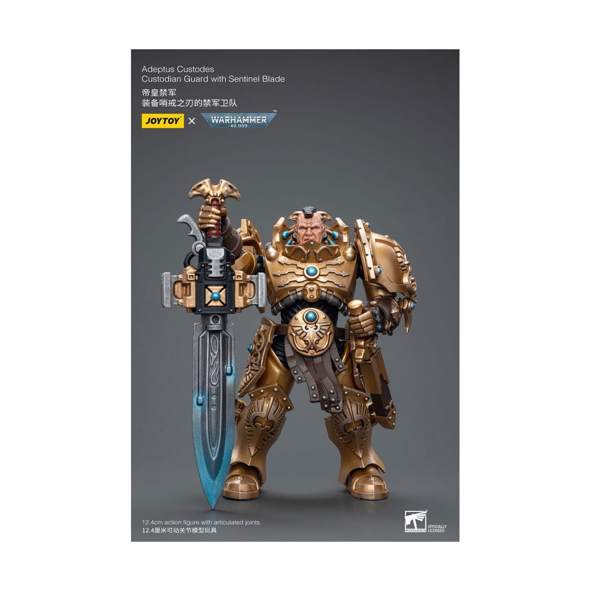 JoyToy Space Marines - Adeptus Custodes Custodian Guard with Sentinel Blade 1/18