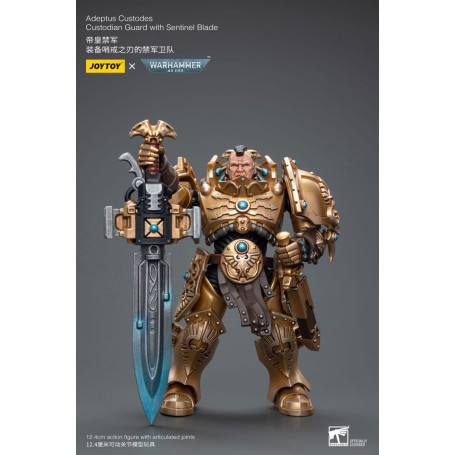 JoyToy Space Marines - Adeptus Custodes Custodian Guard with Sentinel Blade 1/18