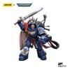 JoyToy Space Marines - Ultramarines - Ultramarines Captain in Gravis Armour 1/18 - Warhammer 40K