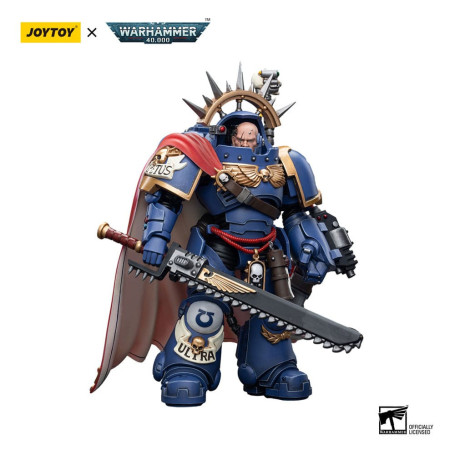 JoyToy Space Marines - Ultramarines - Ultramarines Captain in Gravis Armour 1/18 - Warhammer 40K