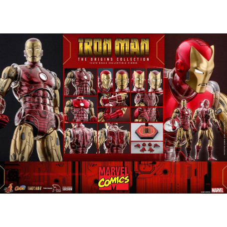 Hot toys - Iron Man - Marvel The Origins Collection Comic figure 1/6