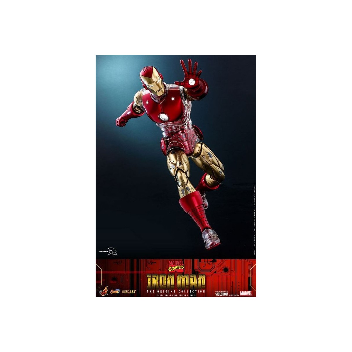 Hot toys - Iron Man - Marvel The Origins Collection Comic figure 1/6