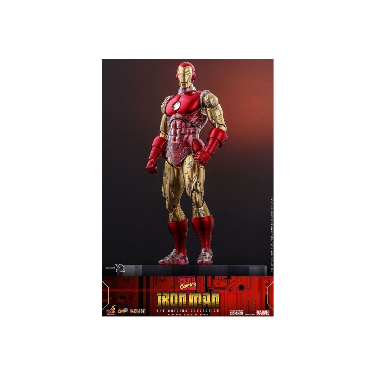 Hot toys - Iron Man - Marvel The Origins Collection Comic figure 1/6