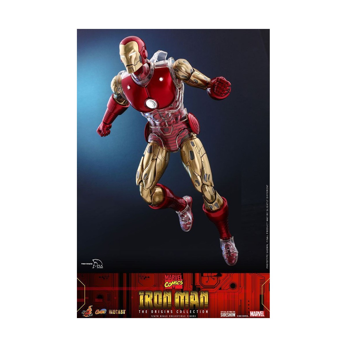 Hot toys - Iron Man - Marvel The Origins Collection Comic figure 1/6