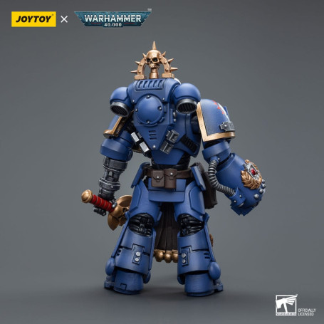 JoyToy Space Marines - Ultramarines - Ultramarines Lieutenant with Power Fist 1/18 - Warhammer 40K