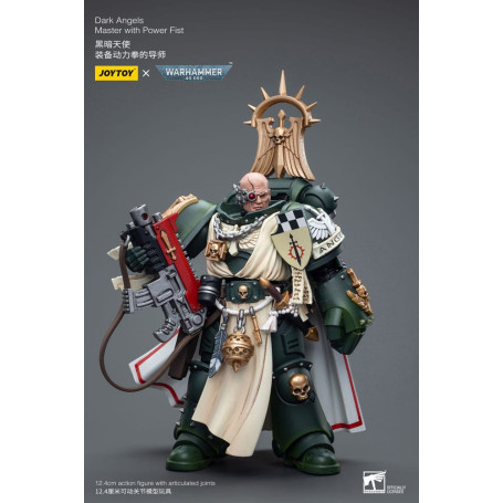 JoyToy Space Marines - Dark Angels - Dark Angels Master with Power Fist 1/18 - Warhammer 40K