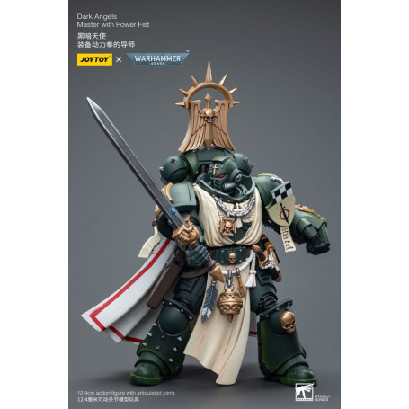 JoyToy Space Marines - Dark Angels - Dark Angels Master with Power Fist 1/18 - Warhammer 40K