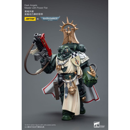 JoyToy Space Marines - Dark Angels - Dark Angels Master with Power Fist 1/18 - Warhammer 40K