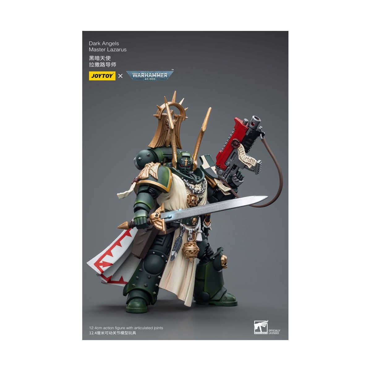 JoyToy Space Marines - Dark Angels - Dark Angels Master Lazarus 1/18 - Warhammer 40K