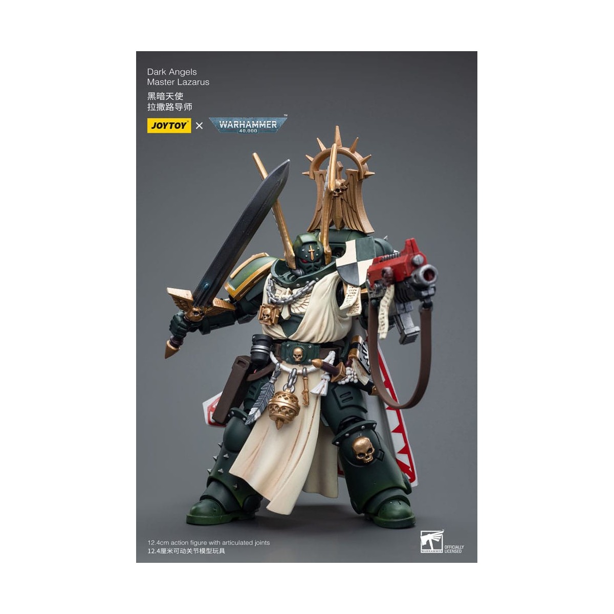 JoyToy Space Marines - Dark Angels - Dark Angels Master Lazarus 1/18 - Warhammer 40K