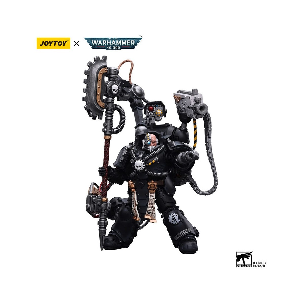 JoyToy Space Marines - Iron Hands - lron Father Feirros 1/18 - Warhammer 40K