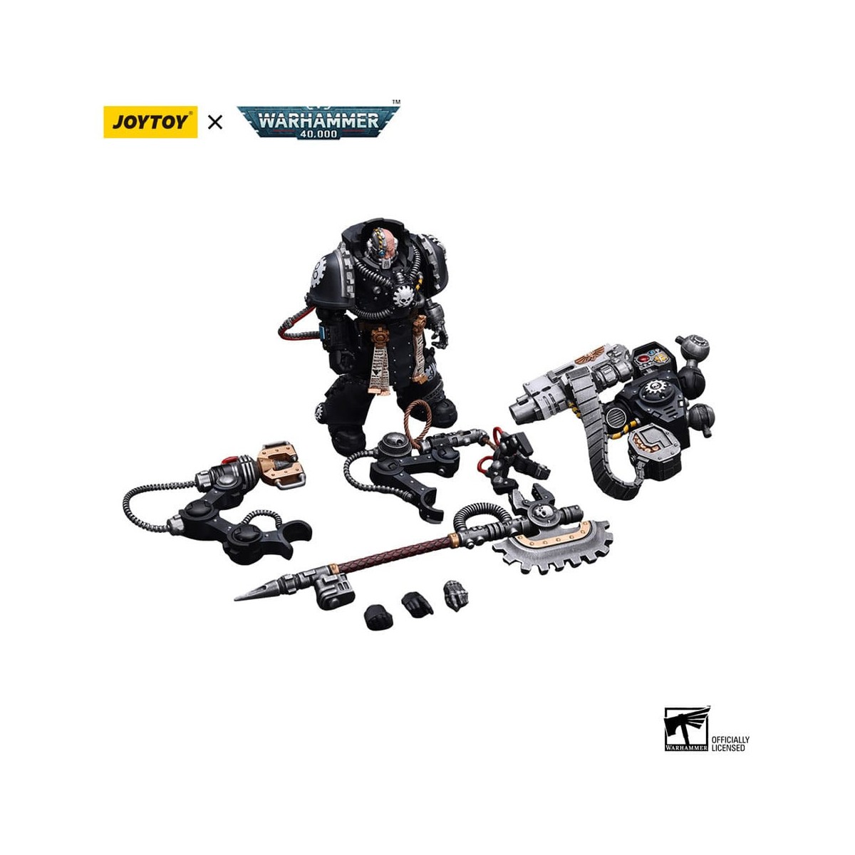 JoyToy Space Marines - Iron Hands - lron Father Feirros 1/18 - Warhammer 40K