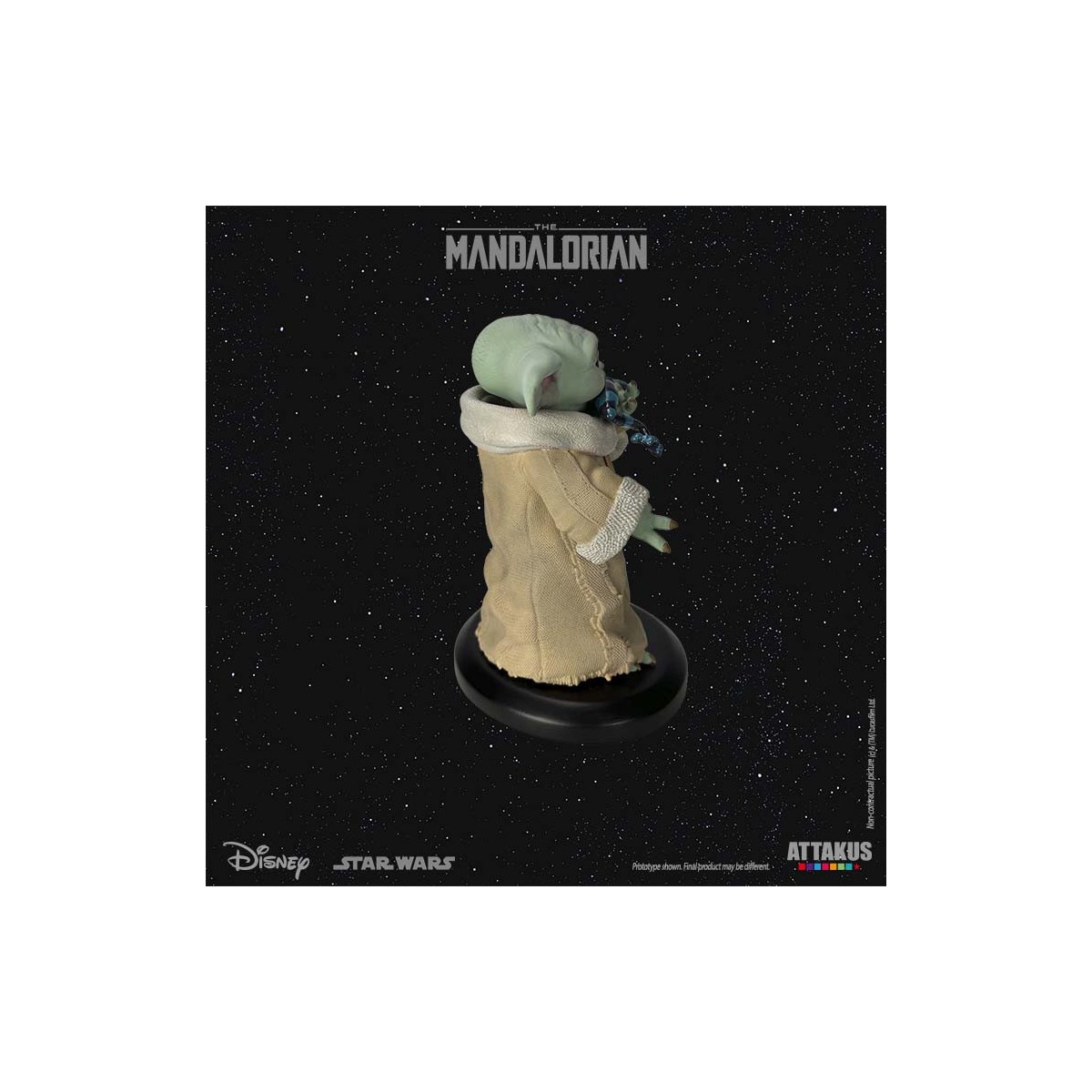 Attakus Starwars - Grogu "Eating the frog" 1/5 - The Mandalorian