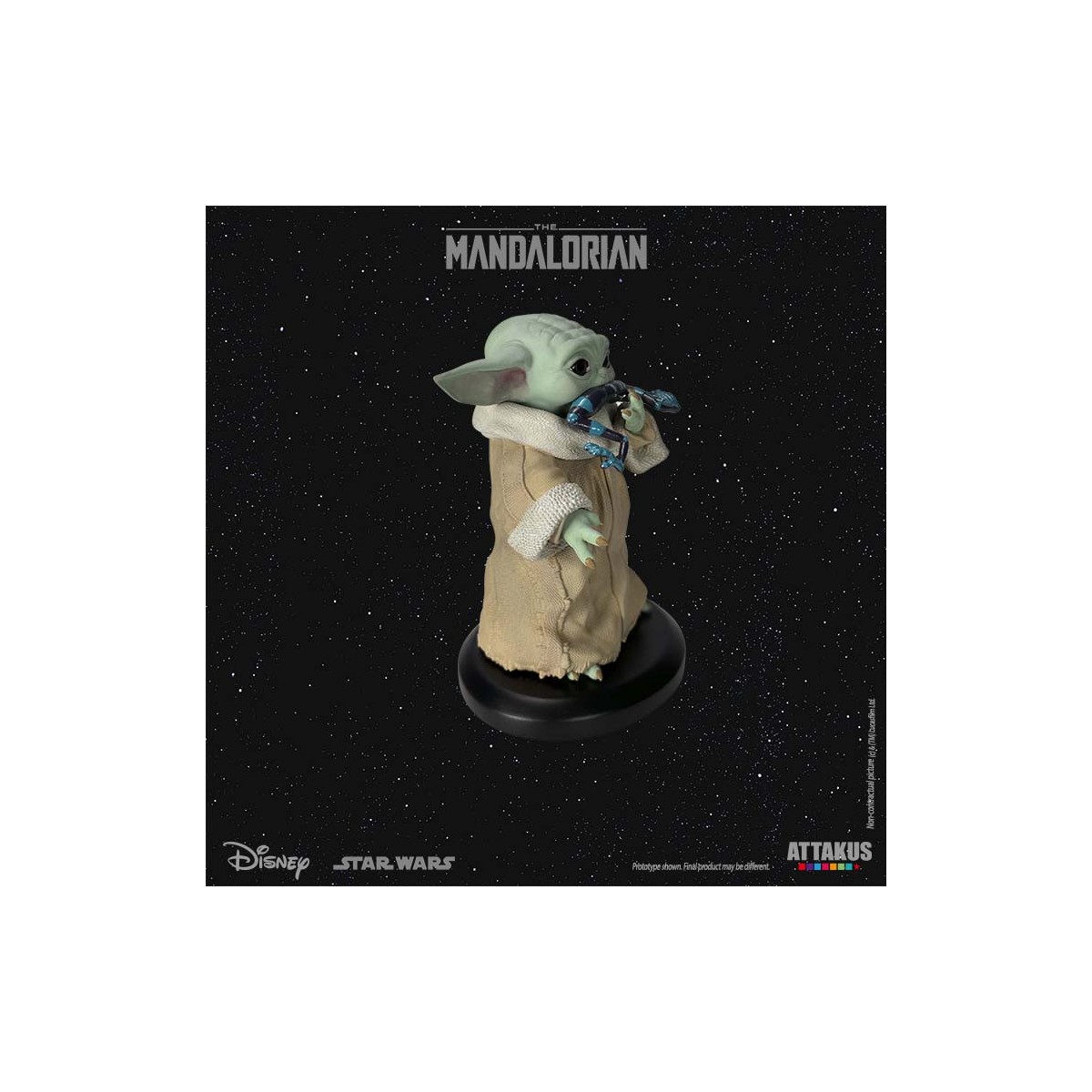 Attakus Starwars - Grogu "Eating the frog" 1/5 - The Mandalorian