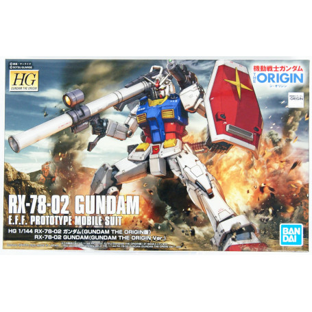 Bandai - Gunpla - Gundam 1/144 HG - RX-78-02 The Origin Ver - Mobile Suit Gundam: The Origin