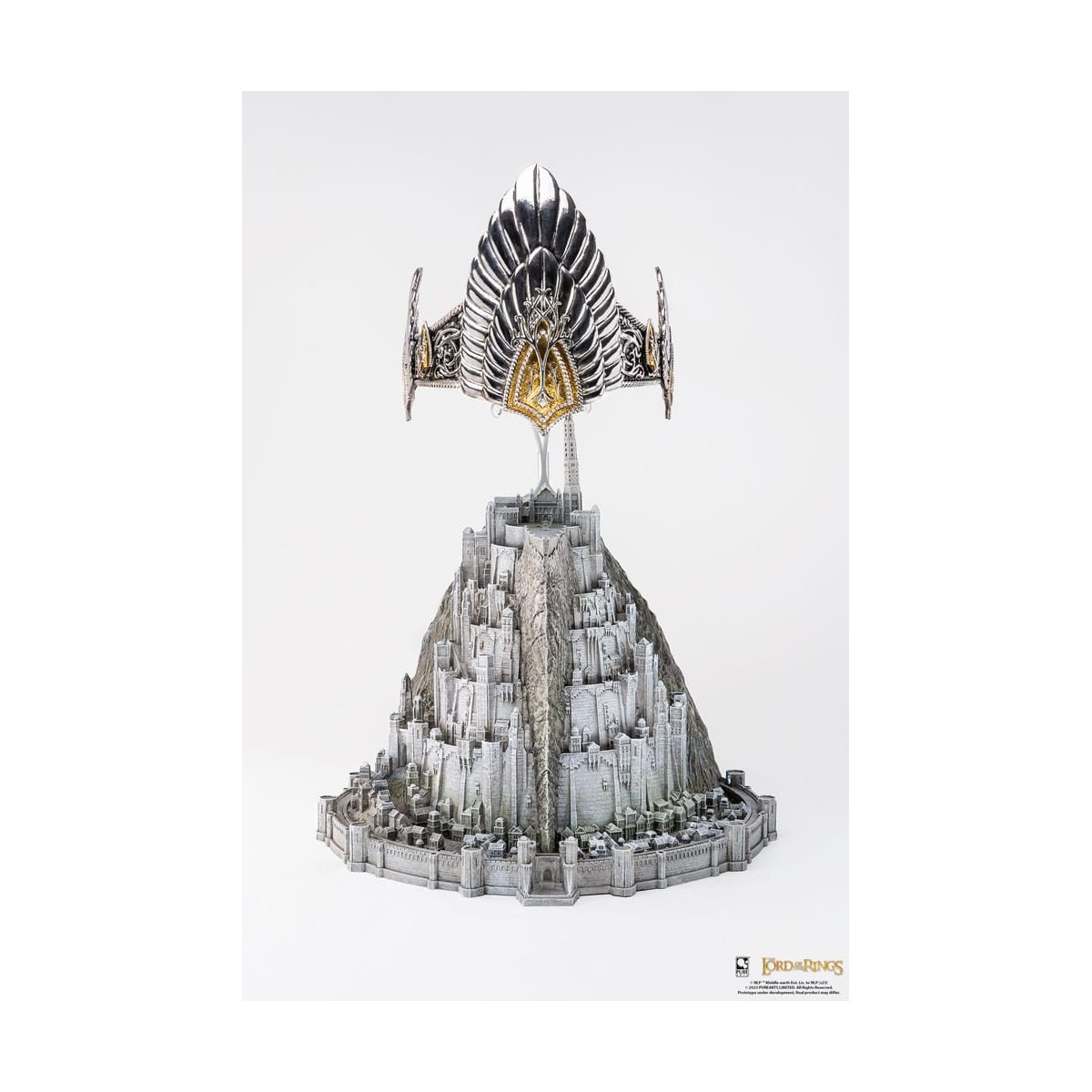 Pure Arts LOTR Crown of Gondor 1:1 Scale Art Mask Statue - Lord of the Rings The Return of the King
