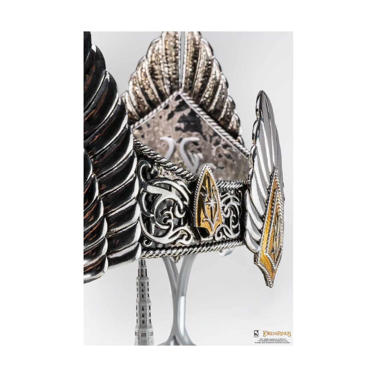 Pure Arts LOTR Crown of Gondor 1:1 Scale Art Mask Statue - Lord of the Rings The Return of the King