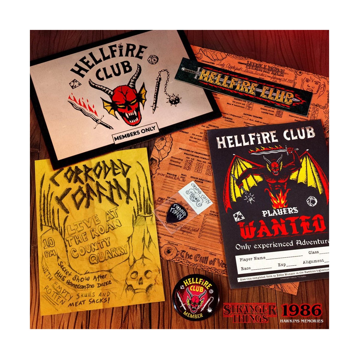 Doctor Collector - Stranger Things Hawkins Memories Kit Vecna's Course Limited Edition